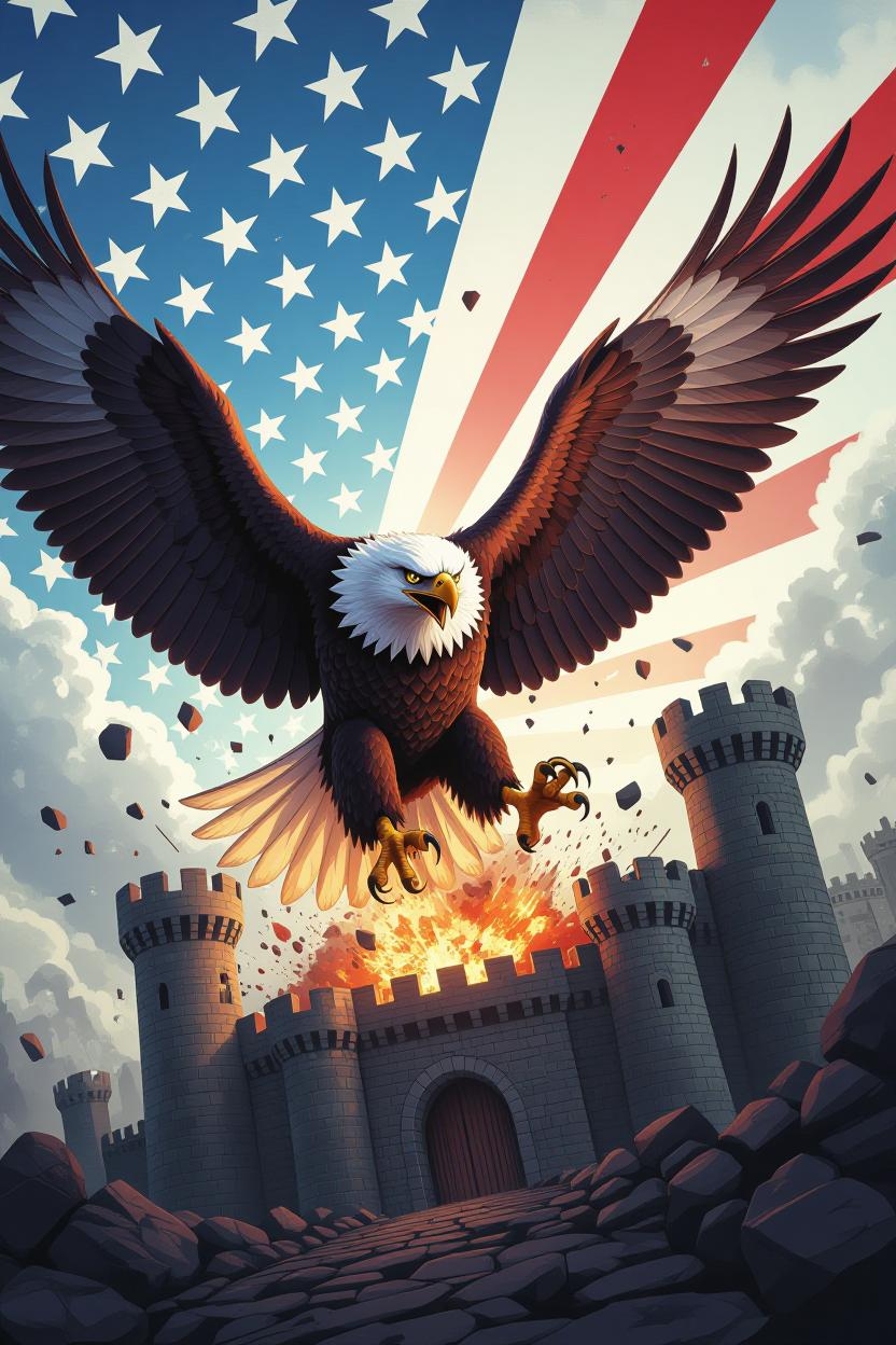 Eagle Destroying Citadel